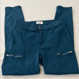 Pistola | Skinny Jeans Blue/Green, Size 28